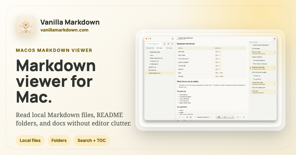 Vanilla Markdown